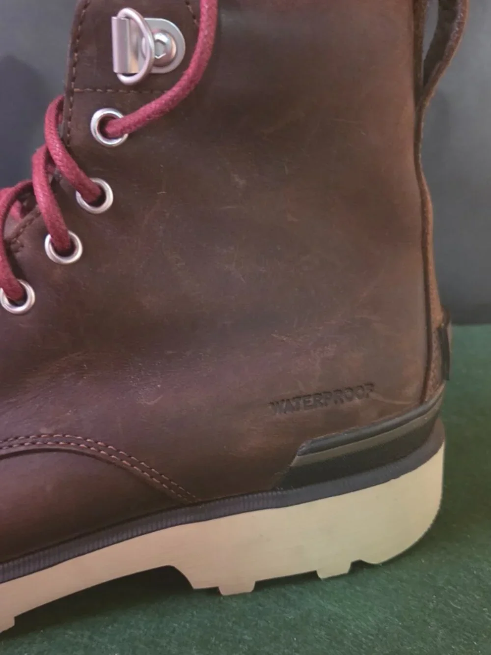 Sorel boot weathered
